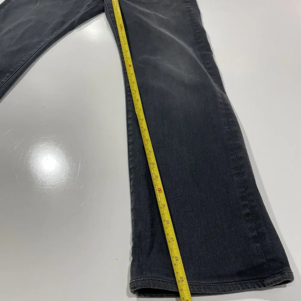 7 for All Mankind Jeans Mens 31x30 Gray Standard Straight Luxe Performance Denim
